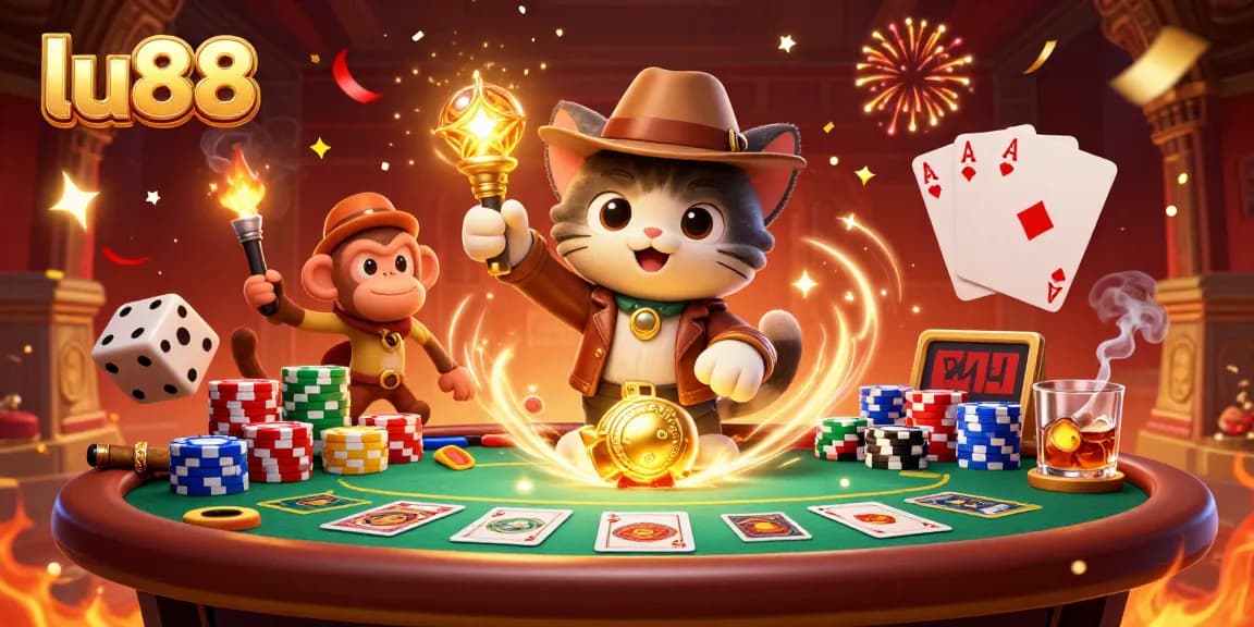 Experience thrilling gameplay with lu88 as a cat explorer unearths a casino artifact.