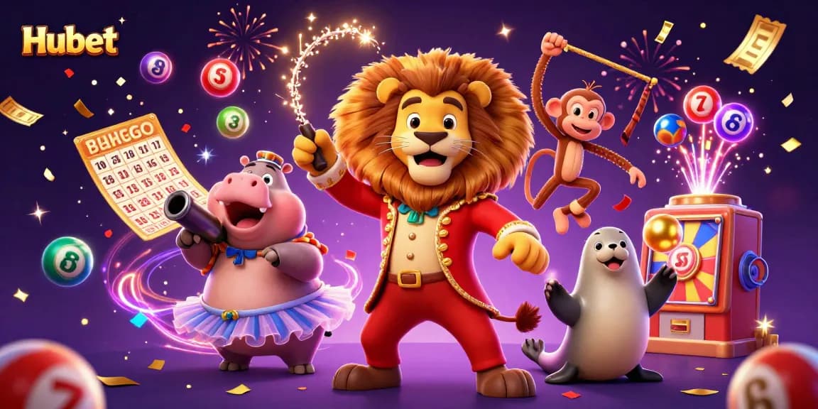 Hubet engages players in a dynamic casino experience featuring vibrant games like slots and bingo.