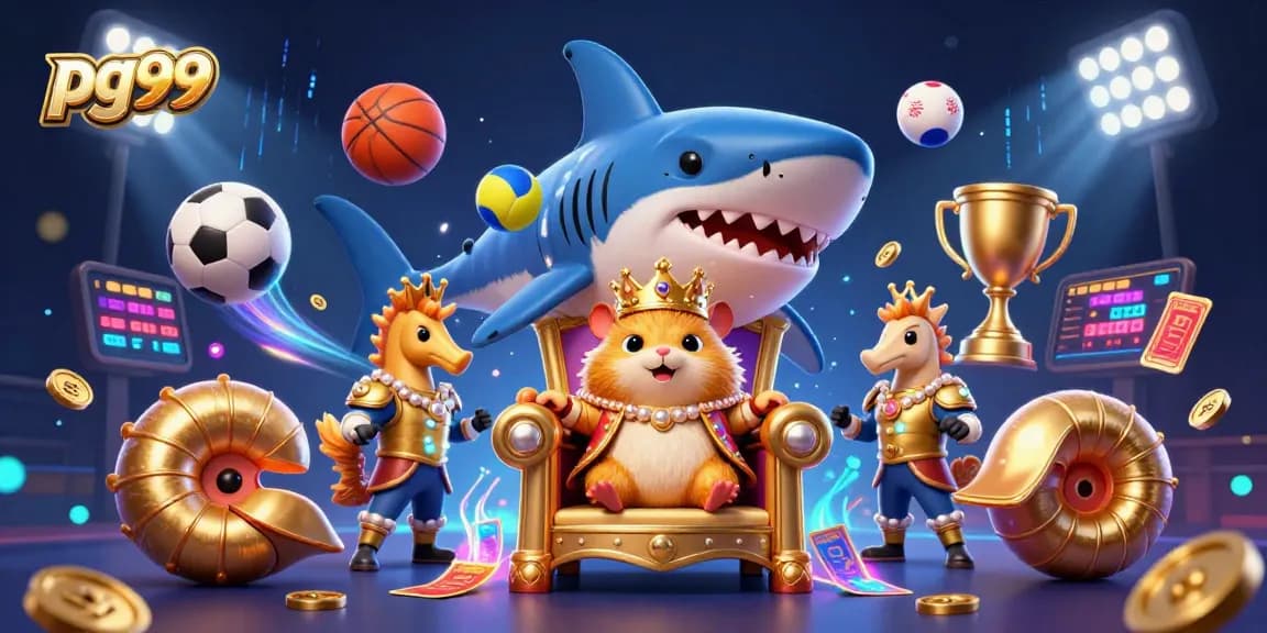 Bet on pg99 with the golden hamster king reigning in an exciting casino realm.