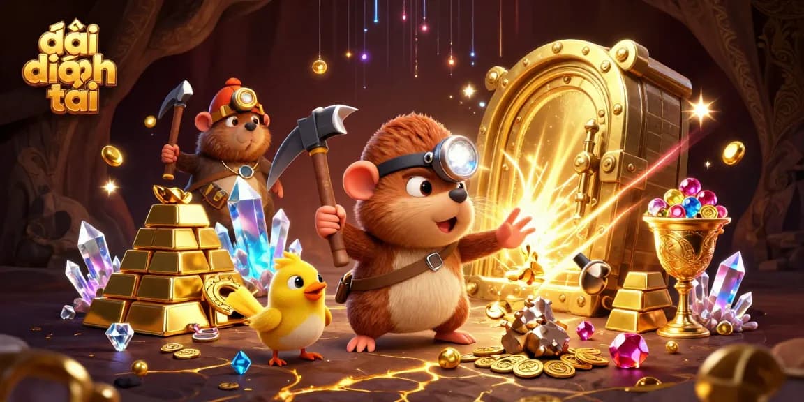 Participate in đại phát tài and uncover hidden treasures in a vibrant slot game world.
