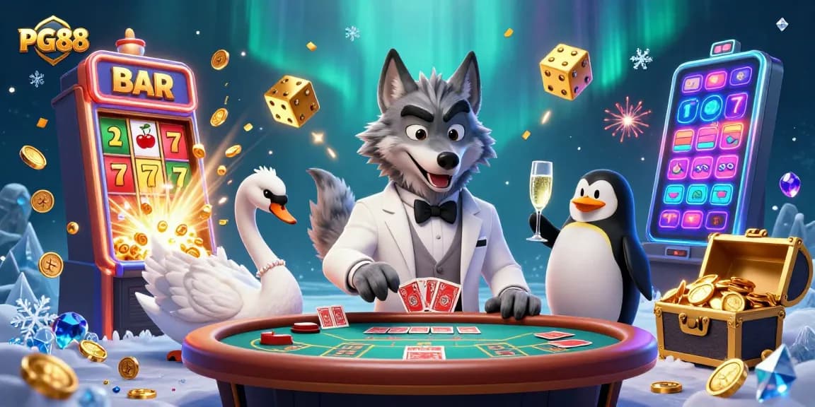 Engage with PG88's vibrant gaming universe featuring exciting baccarat and slot machines.