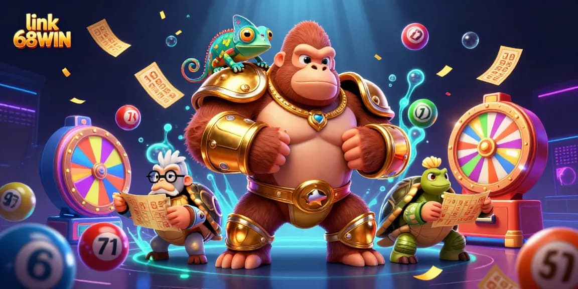 Engage with exciting games at link 68WIN featuring vibrant lottery elements and dynamic characters.