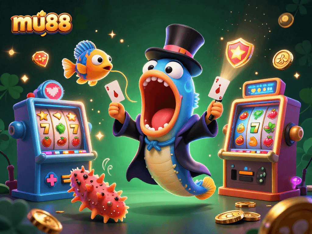 Engage with thrilling slots at mu88, featuring vibrant gameplay with cascading reels and lucky symbols.