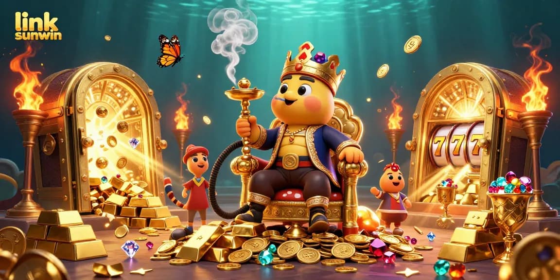 Engage in the action-packed world of link sunwin with vibrant characters and casino elements