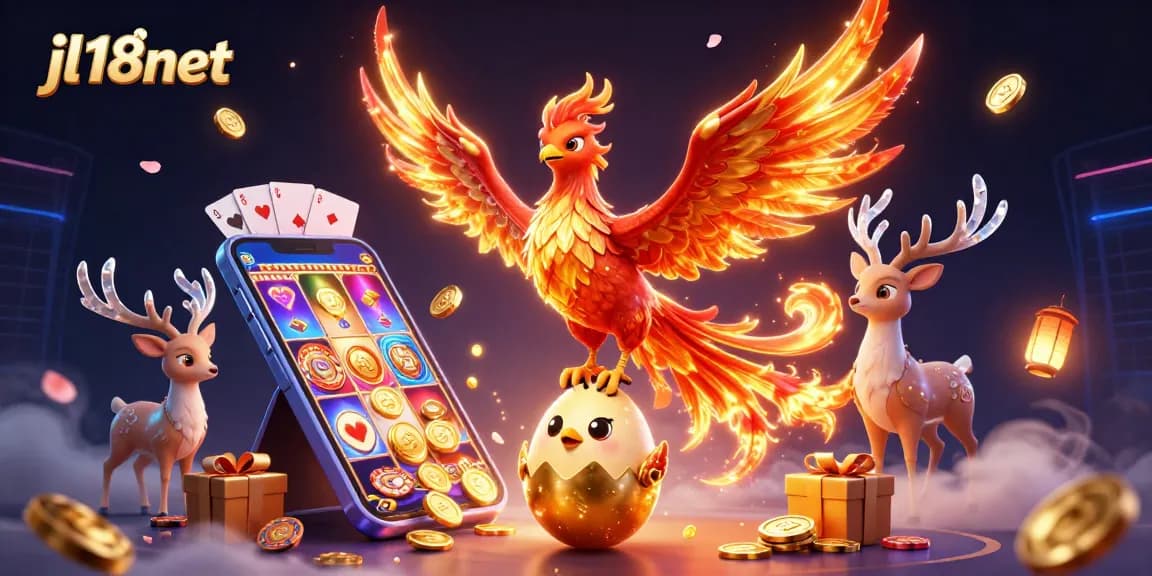 Engage with thrilling games at jl18net featuring vibrant phoenix, slot games, and dynamic casino elements.