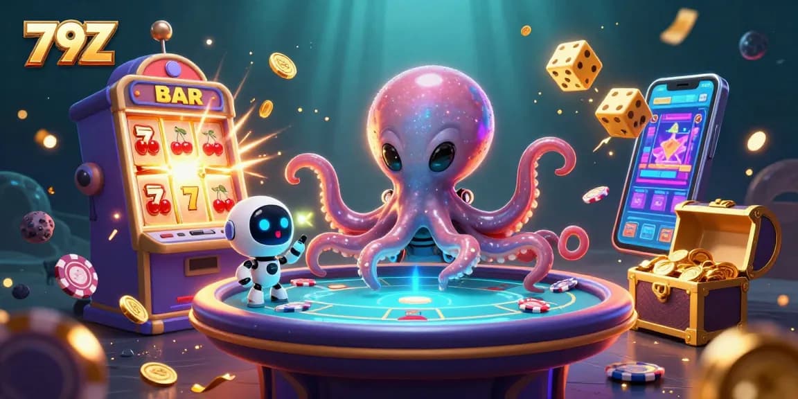 Experience thrilling gameplay at 79Z, featuring spectacular alien-themed casino elements and interactive characters.