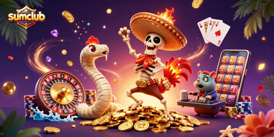 Spin to win big at sumclub with thrilling games and golden treasures!