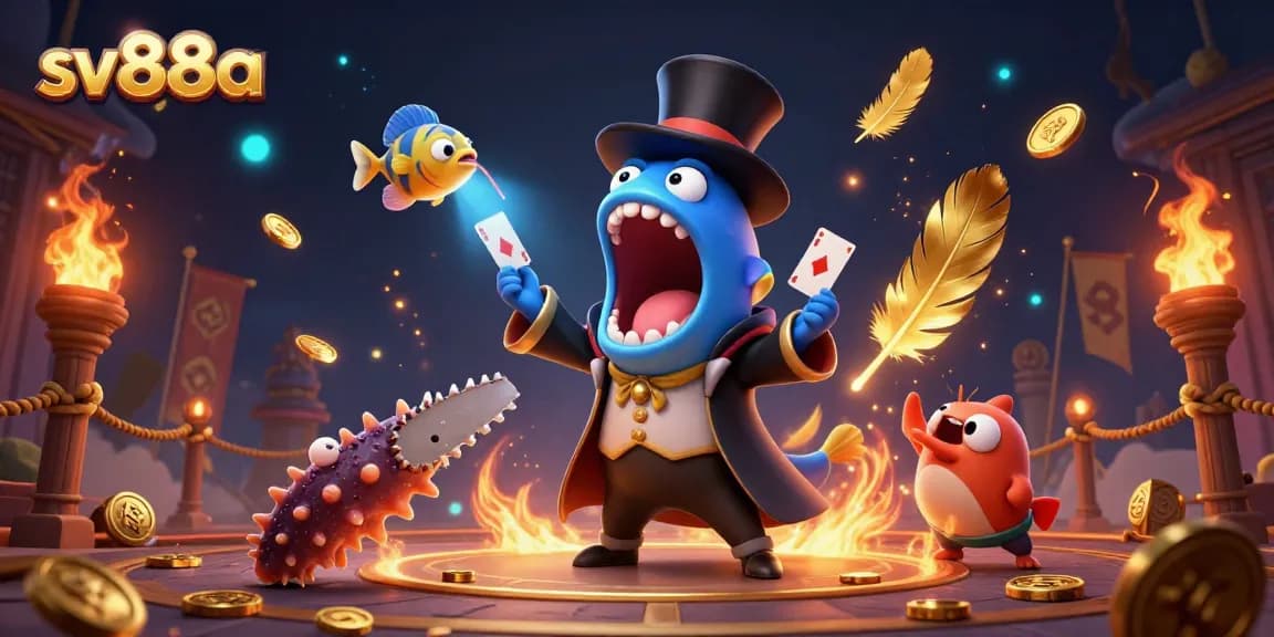 Experience the magic of sv88a with a whimsical underwater gambling spectacle featuring unique sea creatures.