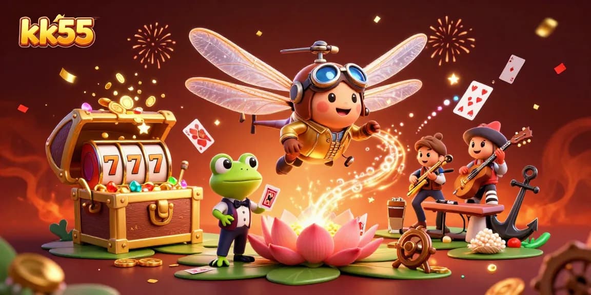 Experience the thrill at kk55 casino with vibrant gameplay featuring engaging characters and dynamic gaming elements.