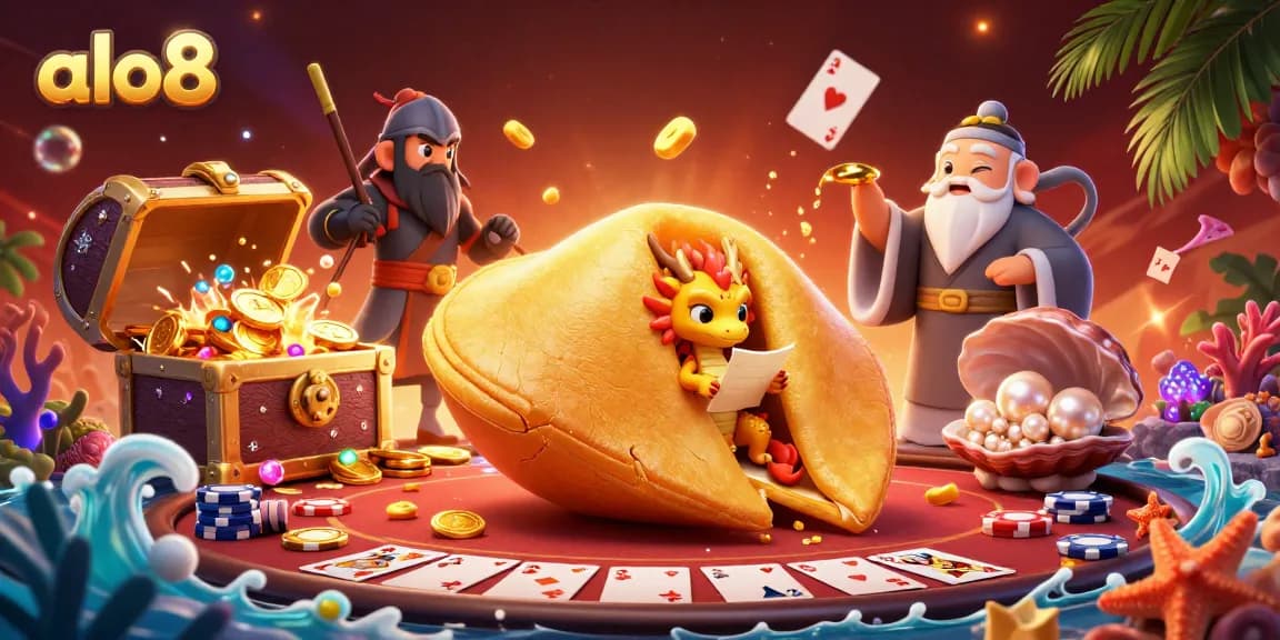 Engage with ALO8's thrilling casino adventure featuring vibrant characters and rich gaming elements.