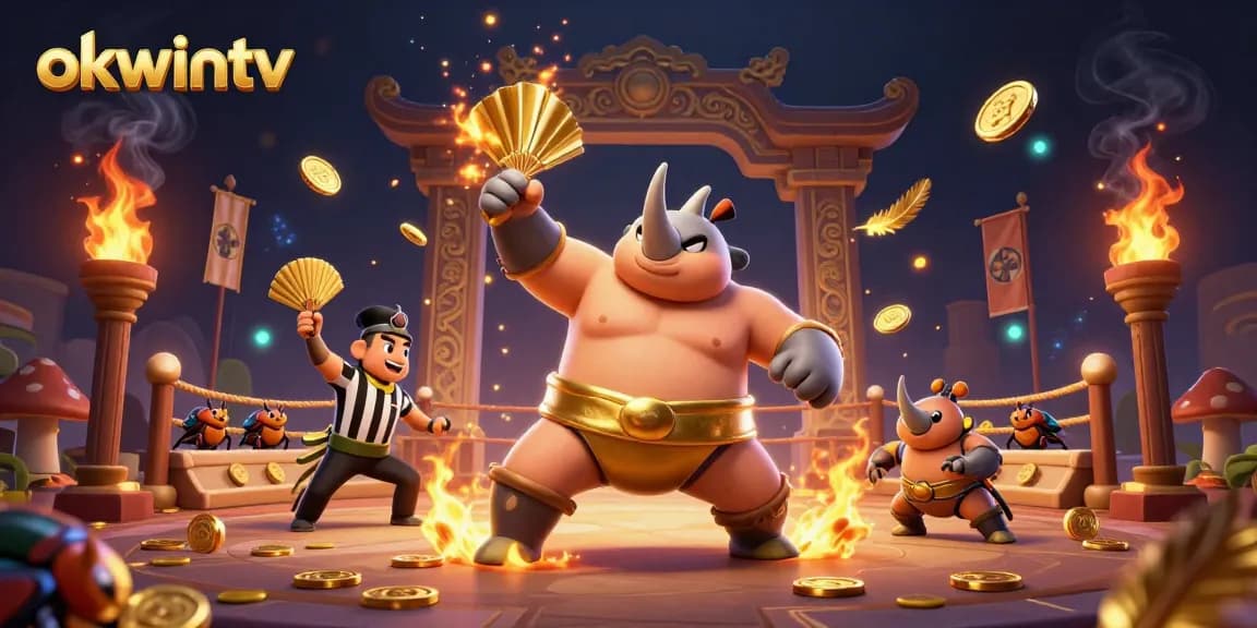 Experience seamless betting with okwintv as the beetle champion triumphs in a vibrant, festive arena.