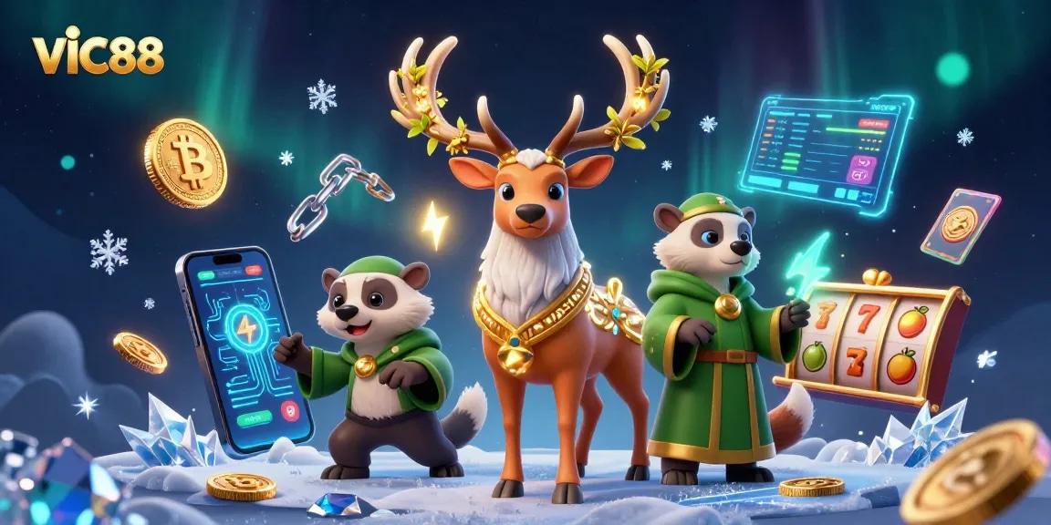 Engage with VIC88 for immersive gaming experiences featuring vibrant 3D casino elements.