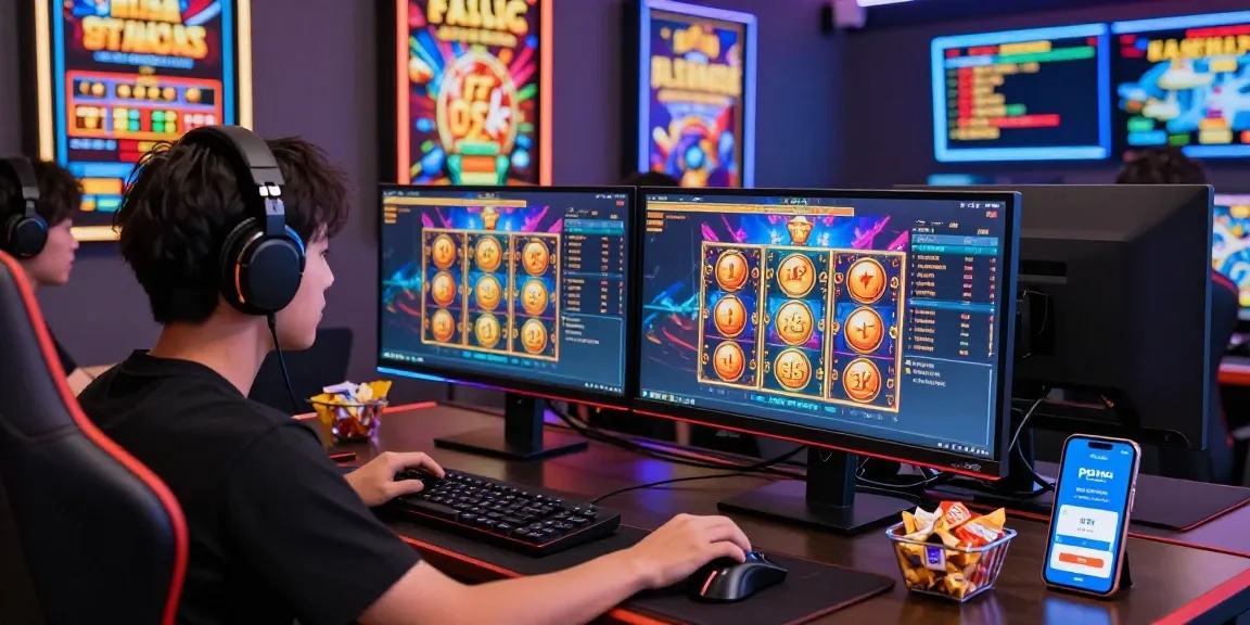 Experience the thrill of depo pulsa 10k tanpa potongan with vibrant online gaming, dynamic slot visuals, and exciting gameplay.