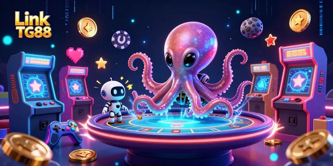 Engage in thrilling gameplay at Link TG88 with interactive alien characters and exciting casino elements.