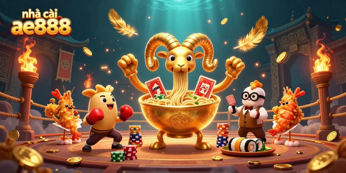 Experience high-energy gameplay at nhà cái ae888 with dynamic casino characters and elements.