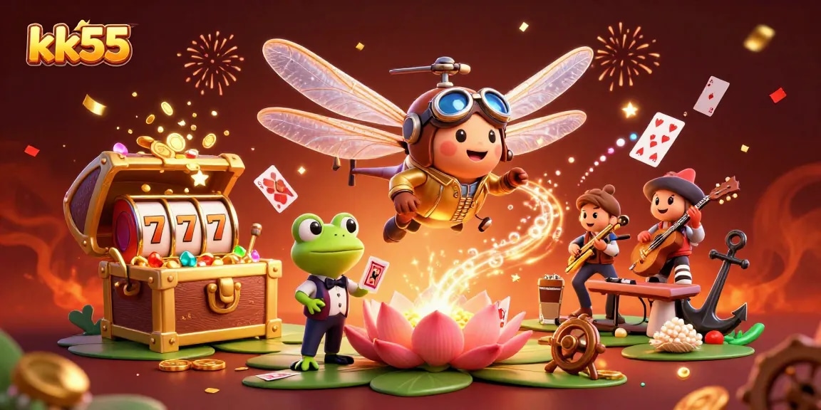 Experience the thrill at kk55 casino with vibrant gameplay featuring engaging characters and dynamic gaming elements.