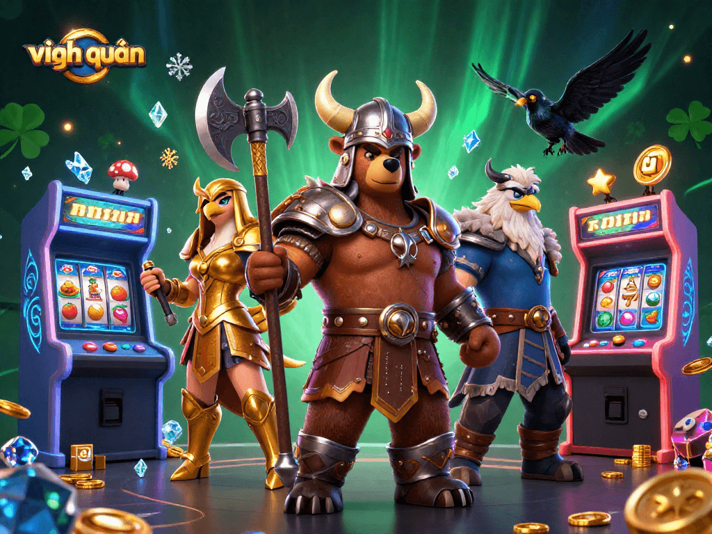 Experience the excitement of vĩnh xuân with thrilling jackpots and immersive gameplay in this dynamic 3D scene.
