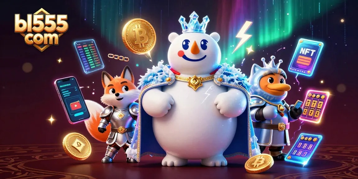 Engage with thrilling gameplay at bl555 com featuring an enchanting polar bear king and magical elements.