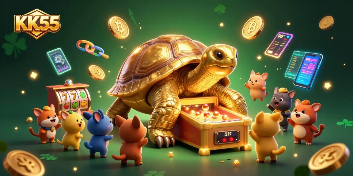 Join the excitement at KK55 with captivating slots and golden tortoise games.
