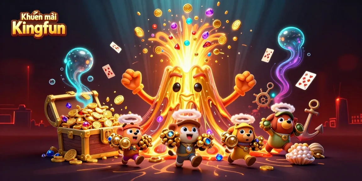 Engage with Khuyến mãi Kingfun and win exciting treasures while experiencing a vibrant casino adventure.