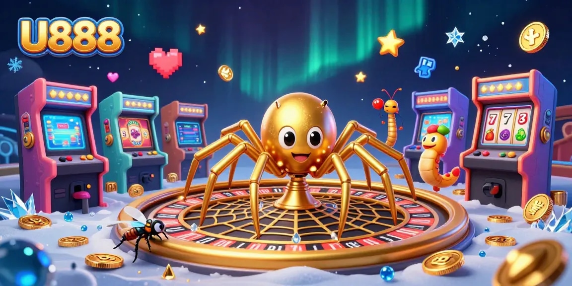 U888 spins the roulette web while players engage with thrilling casino games.