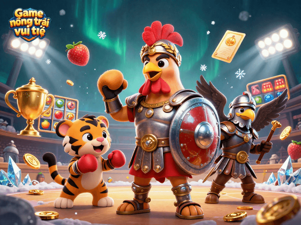 Engage with Game nông trại vui vẻ through dynamic slots elements and vibrant casino characters.