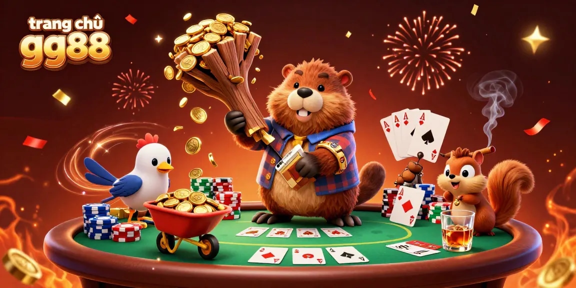 Experience thrilling games at trang chủ gg88 with a vibrant illustration featuring active casino elements.