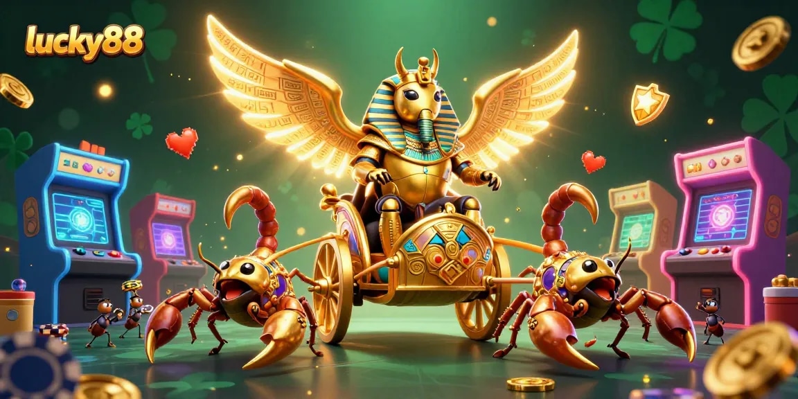 Spin the lucky88 slot machine with vibrant casino elements and dynamic characters.