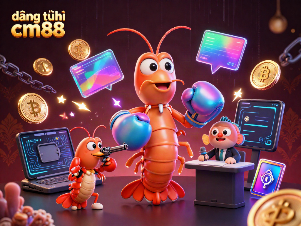 Experience the thrill of đăng ký cm88 with vibrant 3D casino-themed characters and elements.