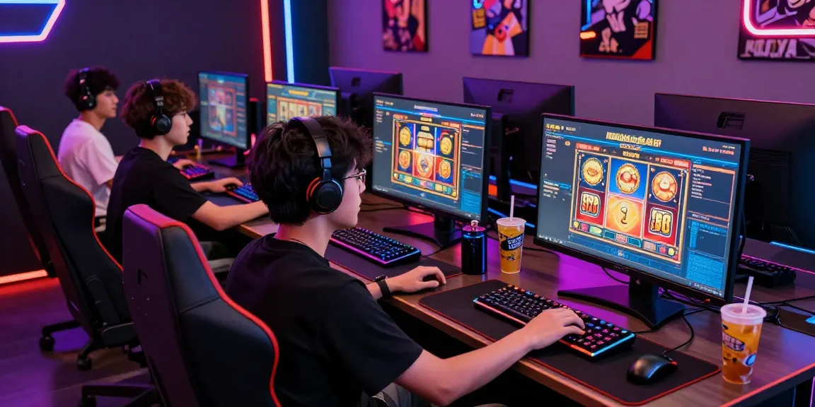 Indosatoto pemain menikmati keseruan game online 888 slots di ruang gaming modern