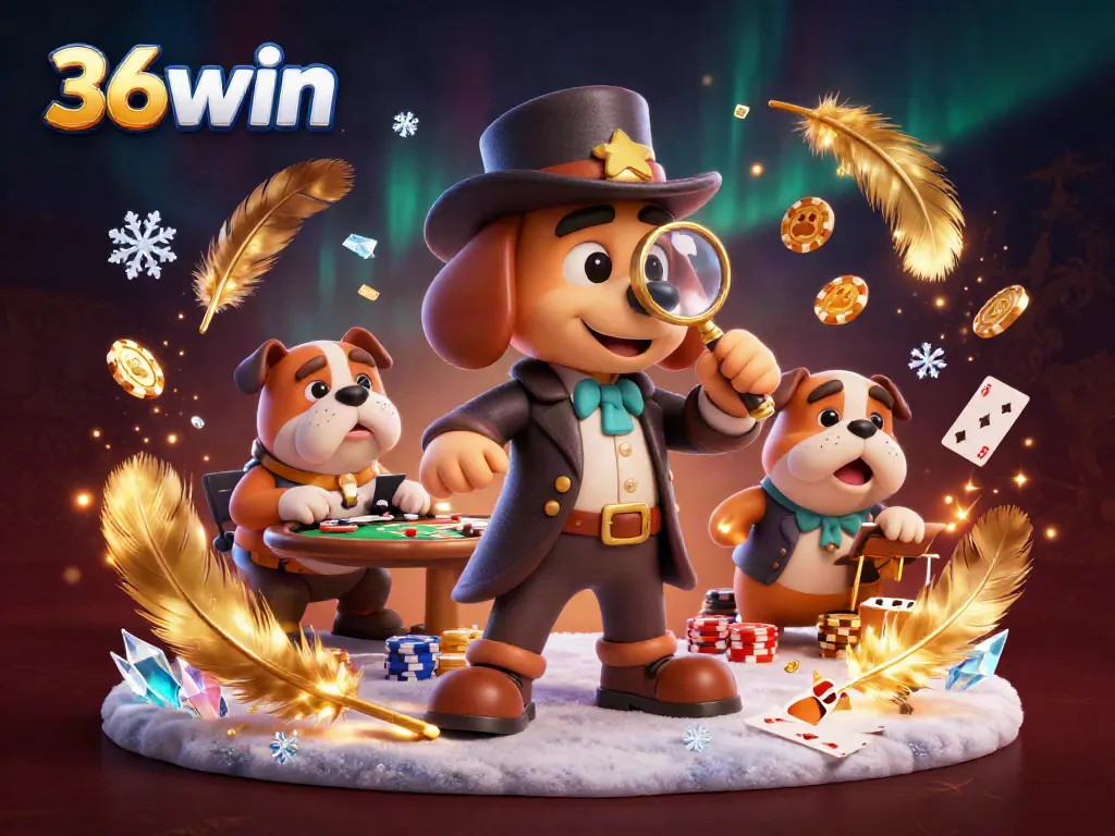 Experience the thrill of 36win as a detective uncovers hidden treasures at a vibrant casino.