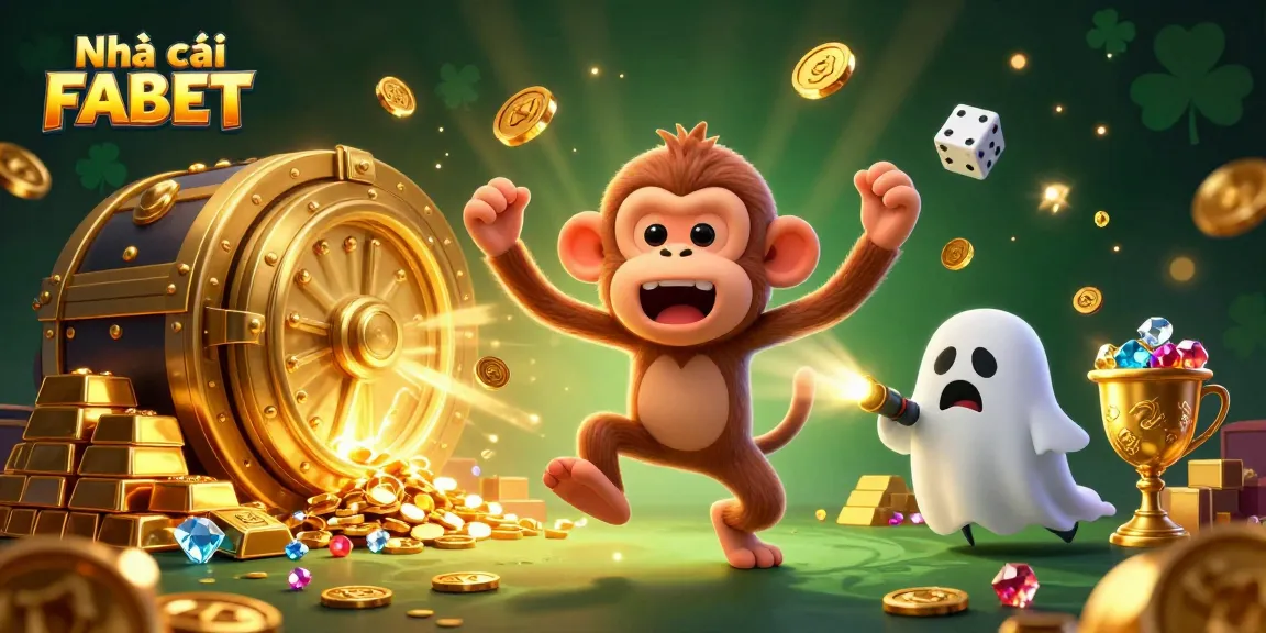 Engage with Nhà cái FABET in a dazzling haunted casino world filled with golden treasures and lively gaming elements.