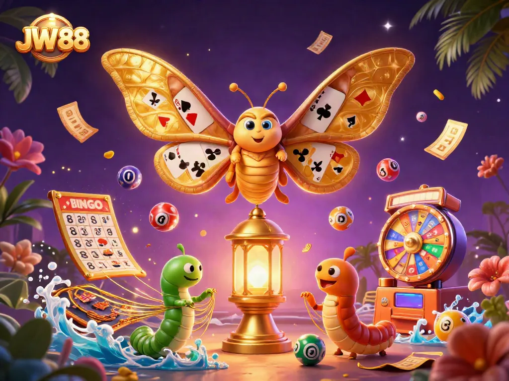 Experience the vibrant world of JW 88 with interactive casino elements and stunning details.