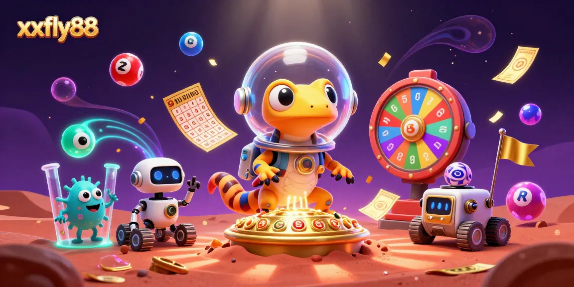 Enhance your gaming experience with xxfly88 as the Martian gecko discovers a golden casino.