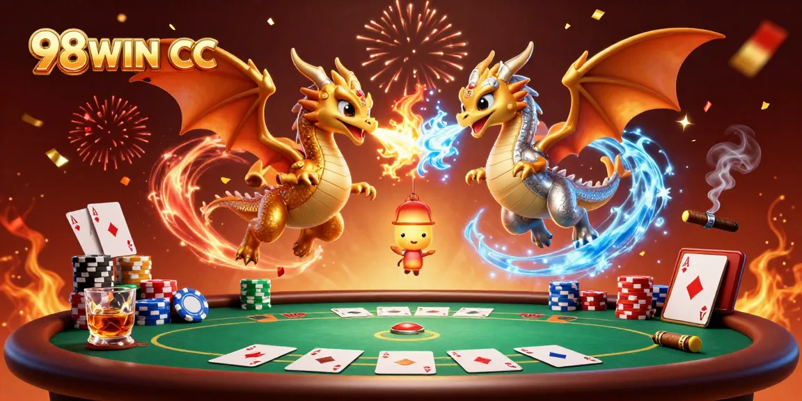 Engage with thrilling gameplay at 98WIN CC, where dragon-themed elements create an unforgettable casino experience