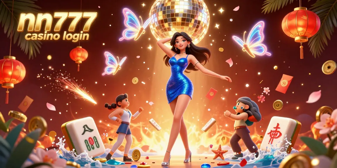 Engage with nn777 casino login in immersive gameplay featuring vibrant 3D characters and casino elements.