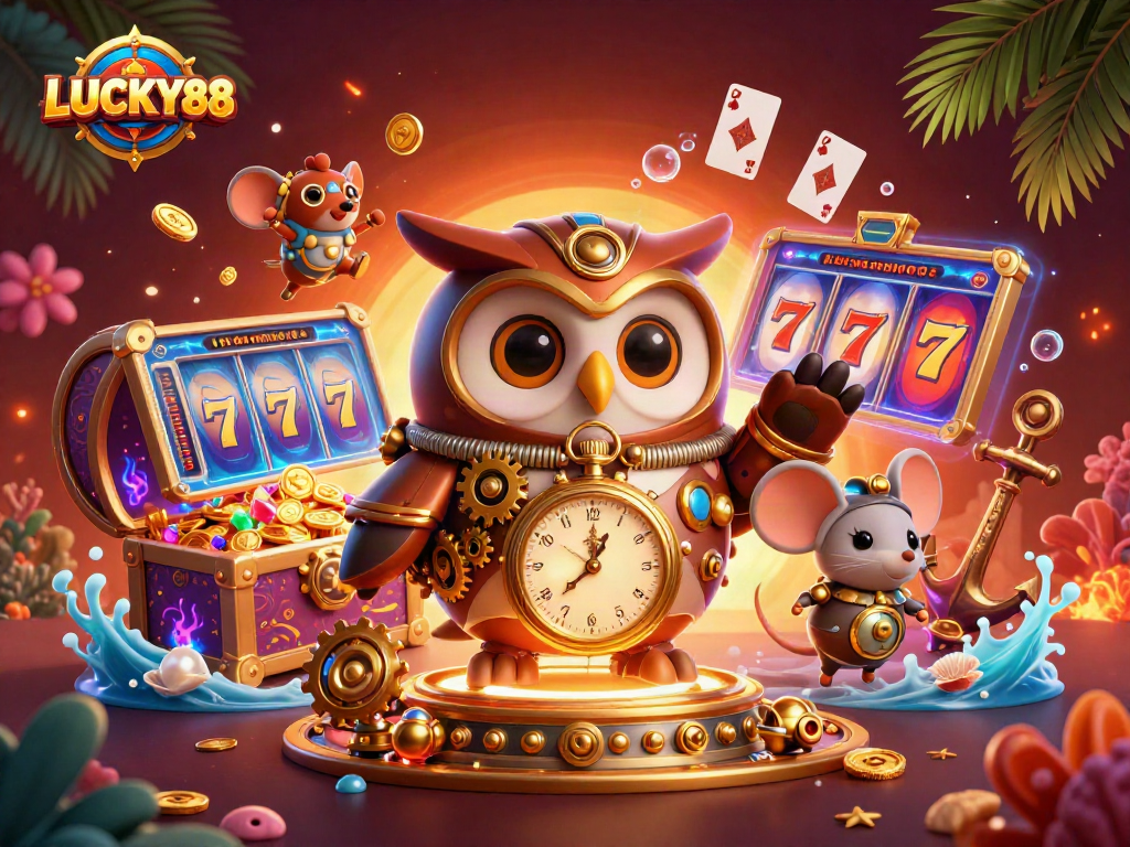 Engage in thrilling gameplay with LUCKY88 as vibrant slot elements explode with excitement!