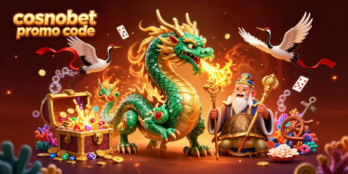 Experience the thrill of gambling with the cosmobet promo code surrounded by mystical characters and vibrant game elements.