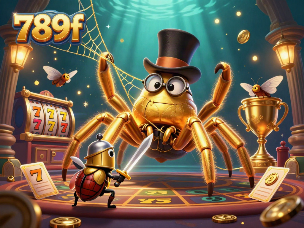 Betting strategies and fun elements featured in a vibrant 789f casino scene with animated characters.