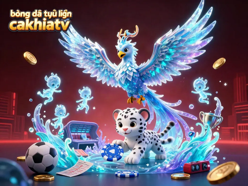 Engage with bóng đá trực tuyến cakhiatv sporting scenes featuring dynamic characters and betting elements.