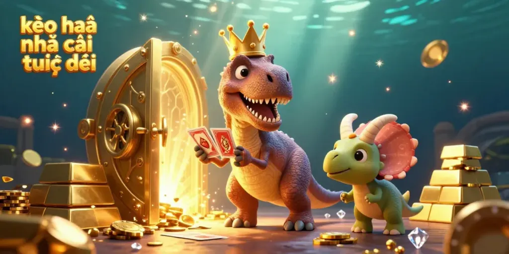 Bet on exciting moments with kèo nhà cái trực tiếp in a colorful casino scene featuring animals playing cards.