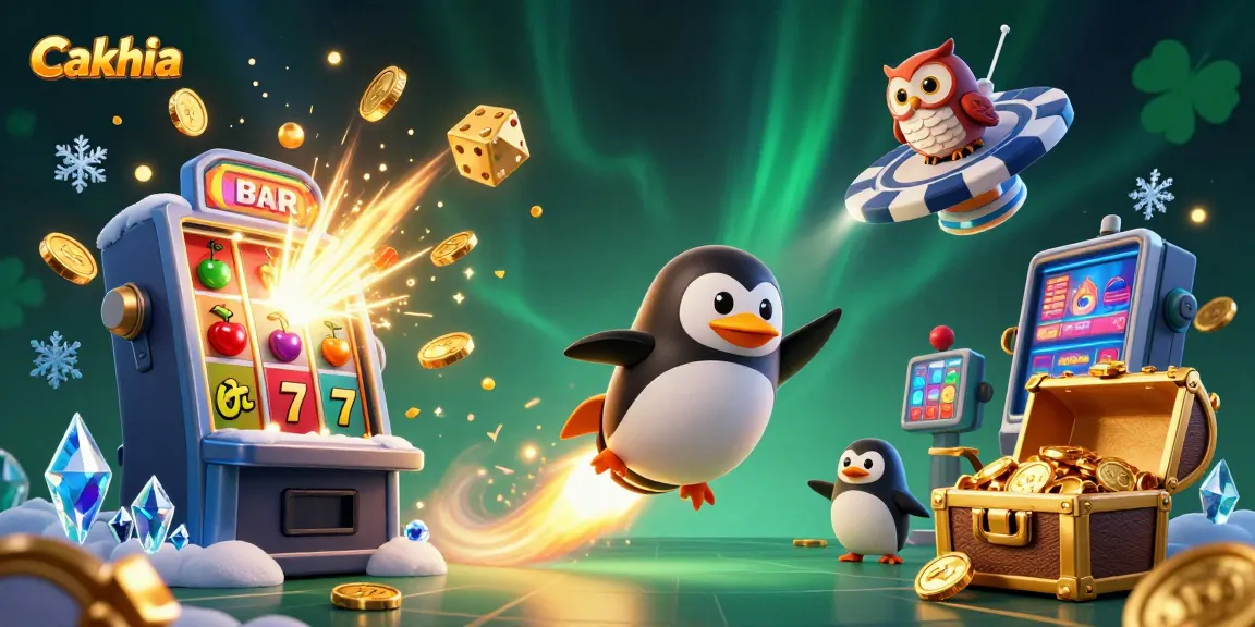 Cakhia offers a thrilling casino experience with a golden penguin and jackpot explosion, perfect for gamblers.