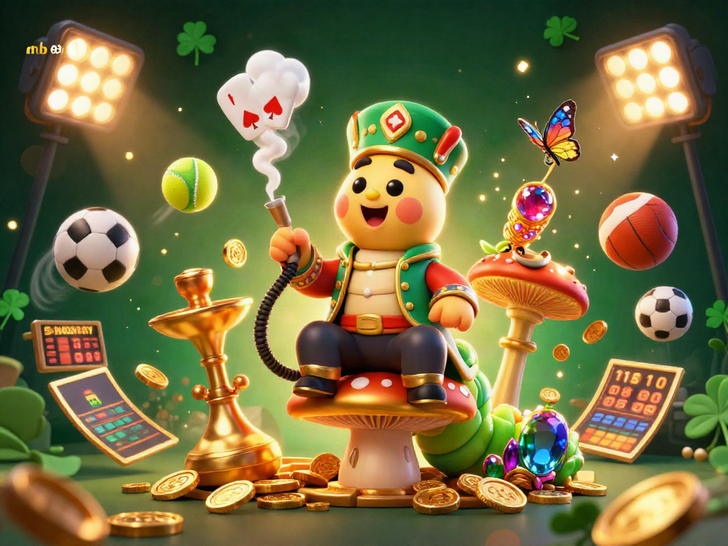 Engage in exhilarating gaming experiences with mb669i's vibrant casino illustration.