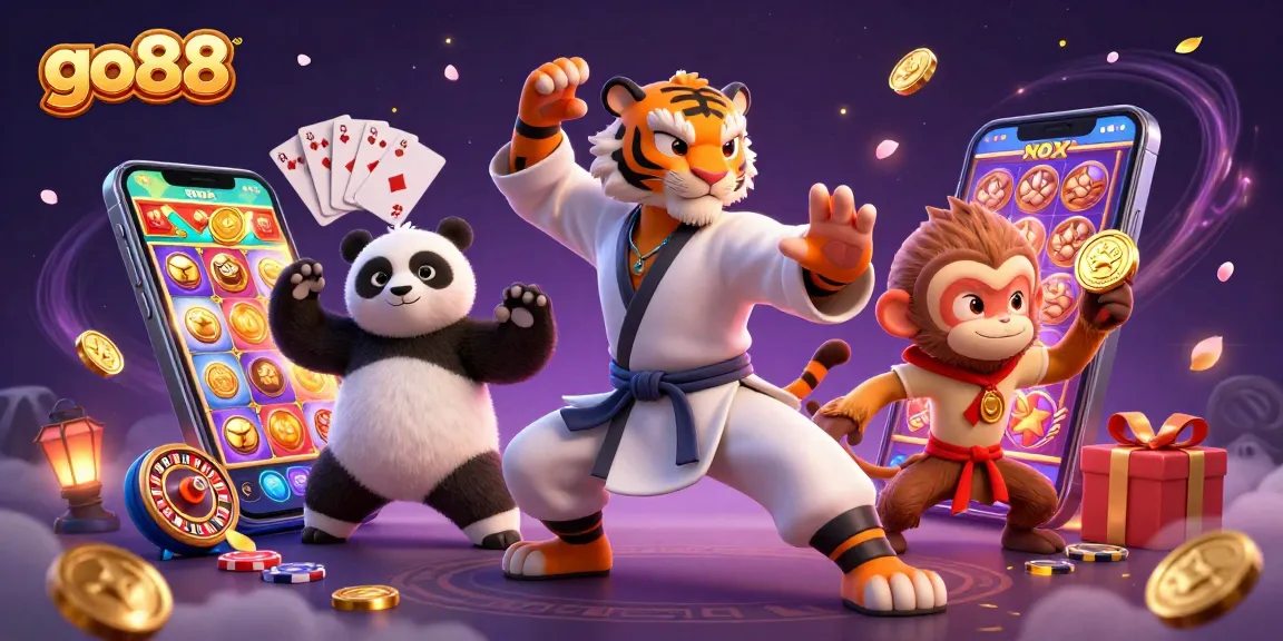 Go88 mang đến trải nghiệm cá cược tuyệt vời với hình ảnh hài hước và các trò chơi phong phú.