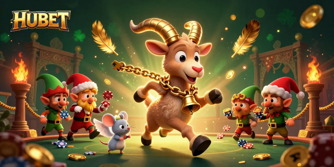 Experience HUBET's thrilling gaming action in a vibrant 3D illustrated casino scene.