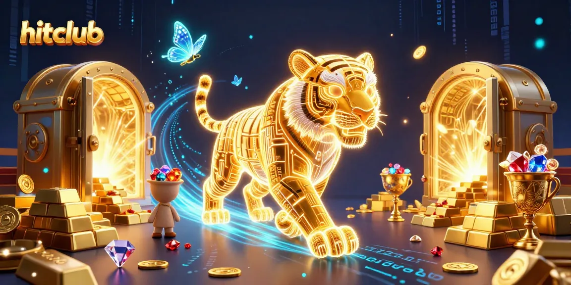Engage with hitclub's thrilling online casino experience, featuring vibrant games and golden treasures.
