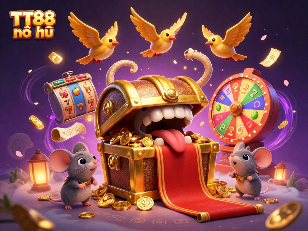 Engage in the thrilling experience of TT88 nổ hũ with dynamic slot games and vibrant visuals.
