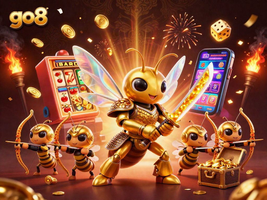 Experience the excitement of go8 slots with dynamic characters and dazzling casino elements.