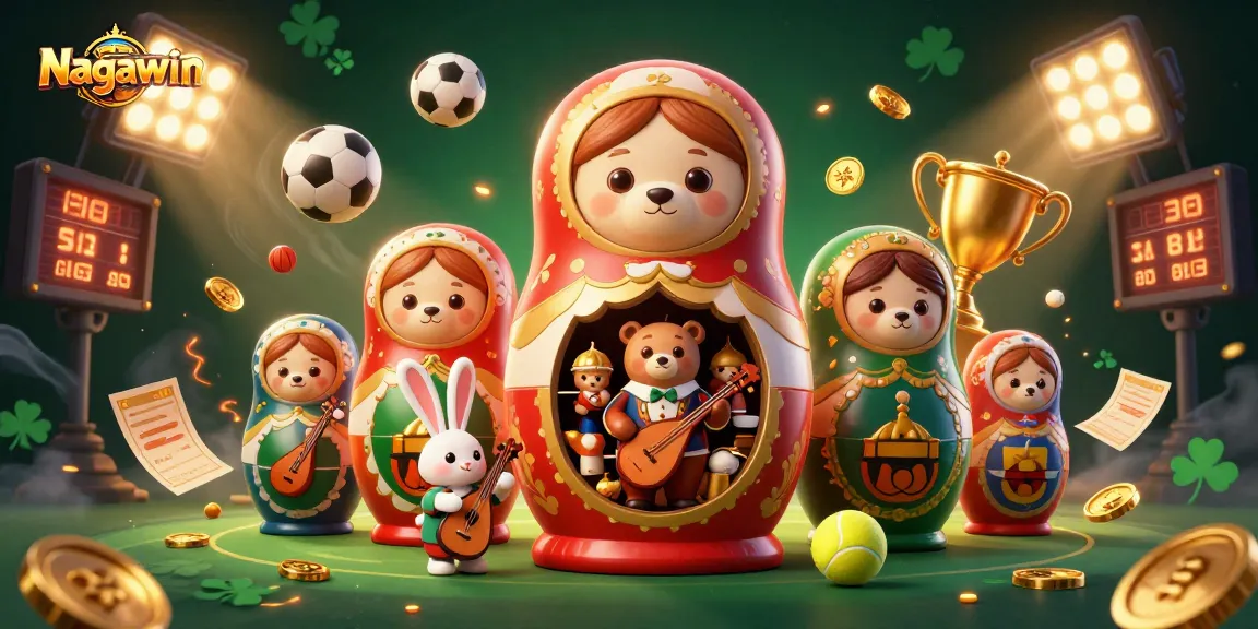 Nagawin draws in players with its lively illustration of a cartoon bear and casino action.