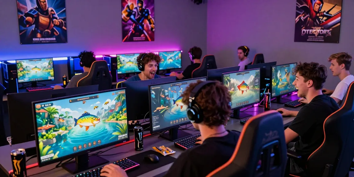 Players enjoying the exciting fishing game at 78win com, showcasing vibrant avatars and a thrilling atmosphere.
